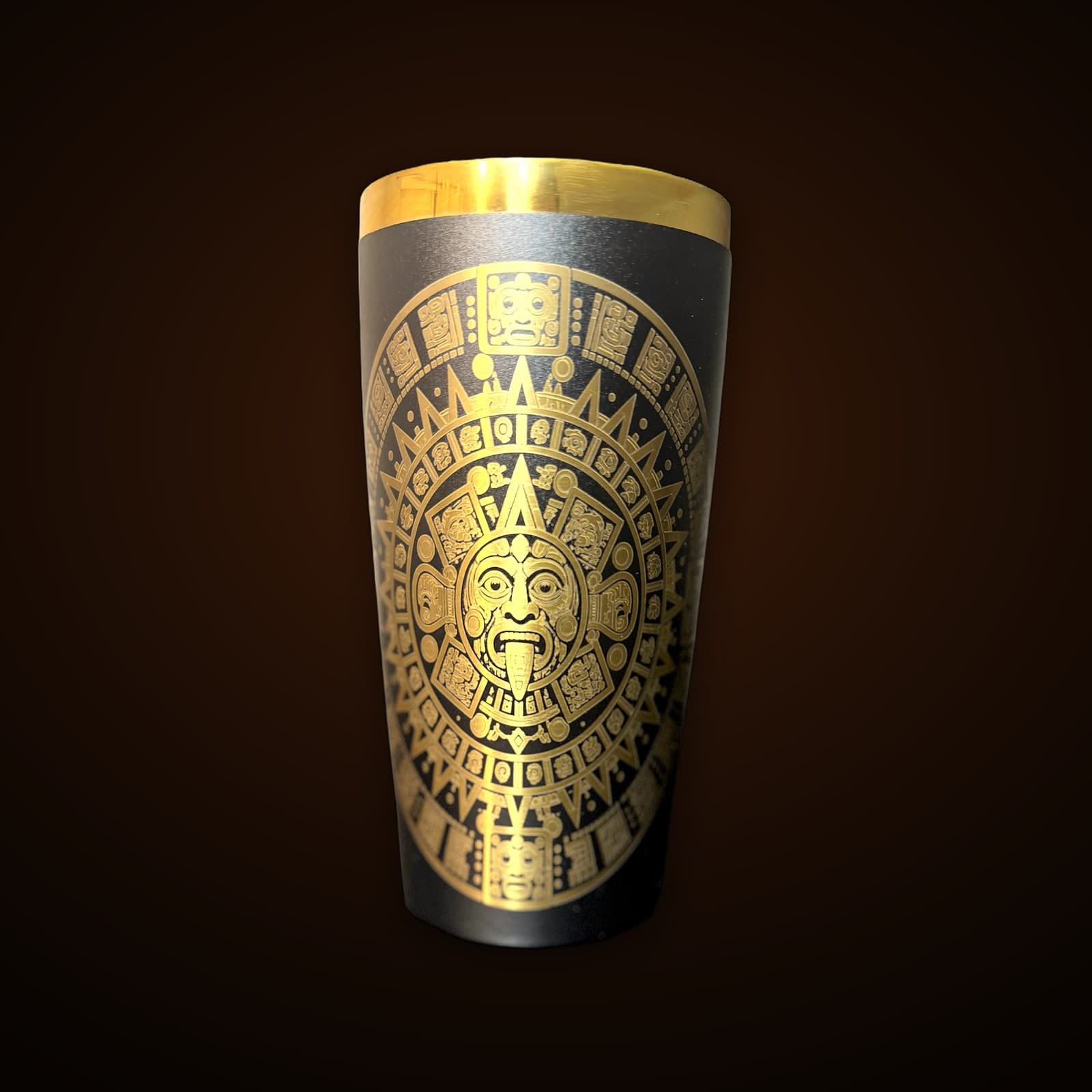Aztec Sun Stone tumbler