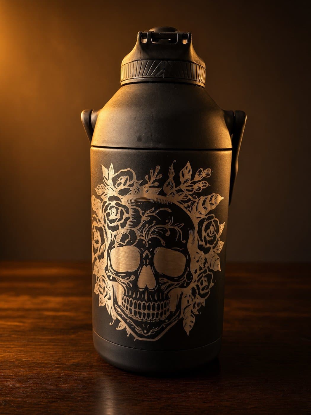 Skull & Roses growler