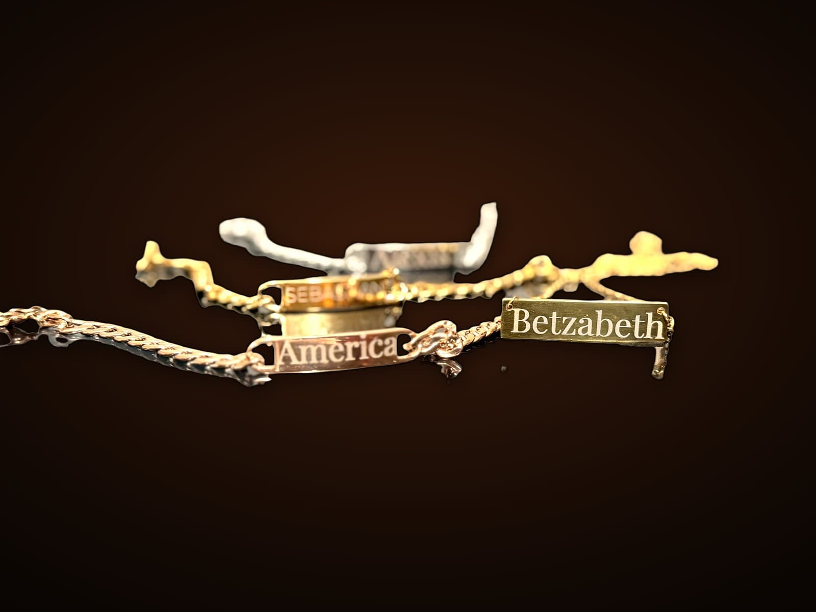 Custom nameplate bracelets