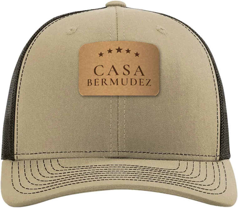 Tan leatherette · Classic Trucker