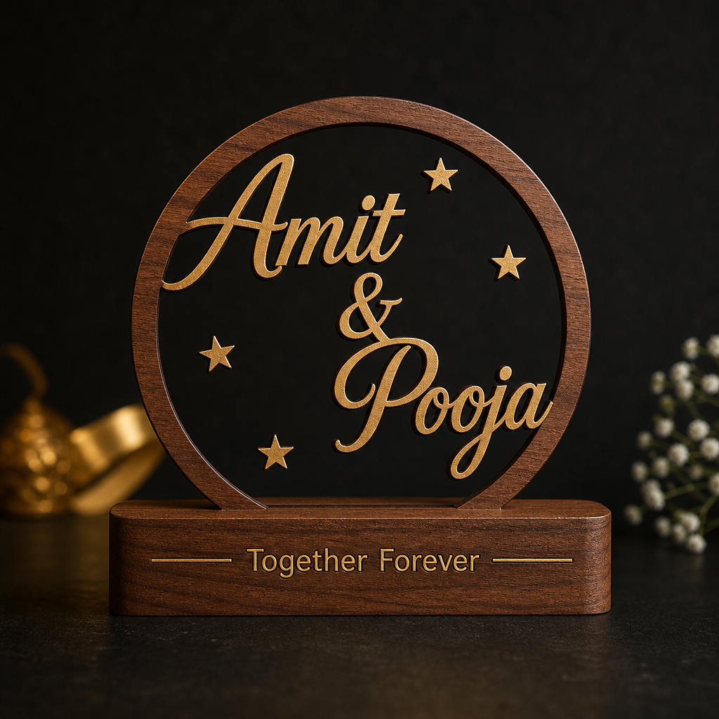 Wood event topper